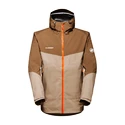 Pánská bunda Mammut  Convey Tour HS Hooded Jacket Safari/Dark Sand