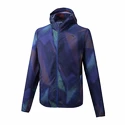 Pánská bunda Mizuno Printed Hoodie Jacket modrá