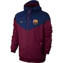 Pánská bunda Nike Authentic Windrunner FC Barcelona modro-červená