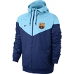 Pánská bunda Nike Authentic Windrunner FC Barcelona modro-tyrkysová