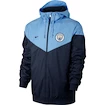 Pánská bunda Nike Authentic Windrunner Manchester City FC tmavě modro-světle modrá