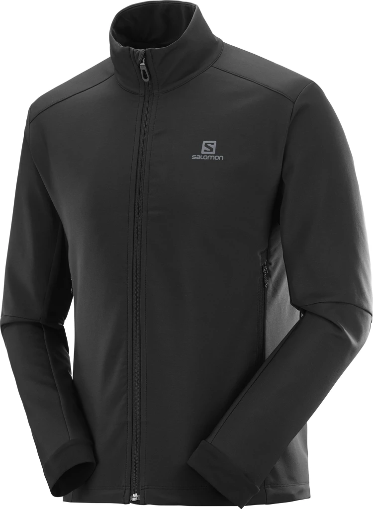 Pánská bunda Salomon  Agile Softshell Jacket Black