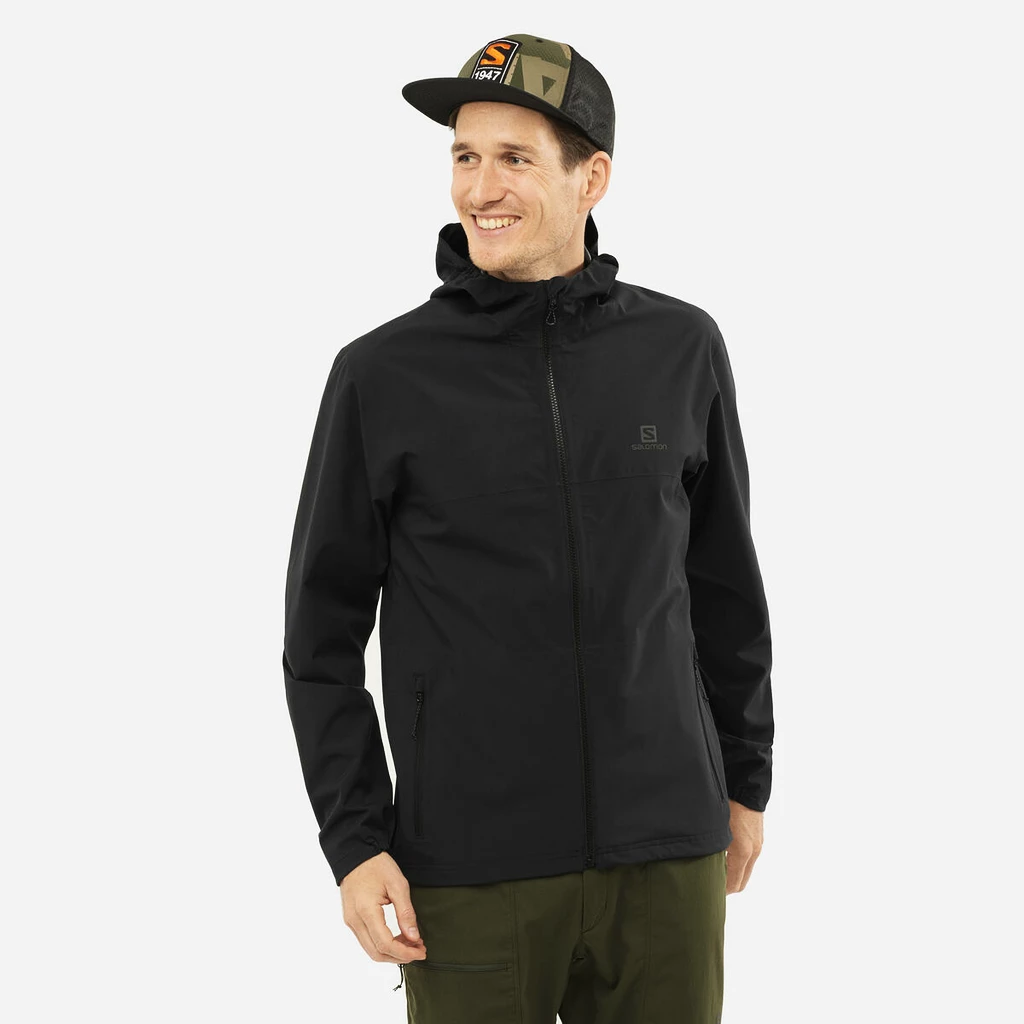 Pánská bunda Salomon  Essential WP 2.5L Jkt Black