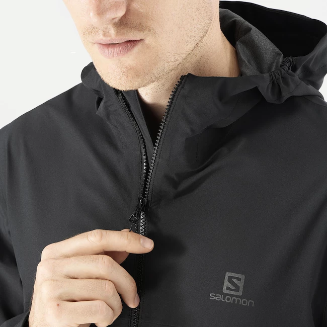 Pánská bunda Salomon  Essential WP 2.5L Jkt Black