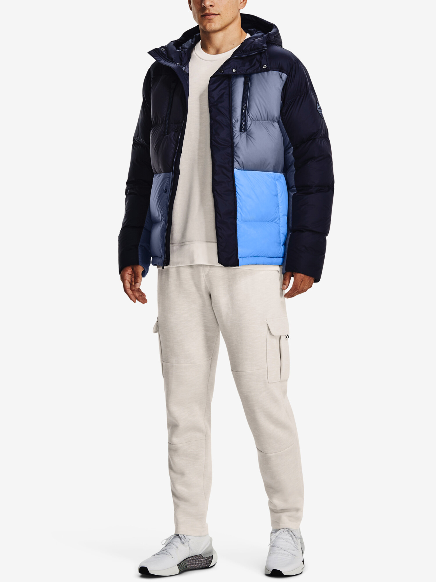Pánská bunda Under Armour  CGI Down Storm Blocked Storm Jkt-NVY M - thumb (1)
