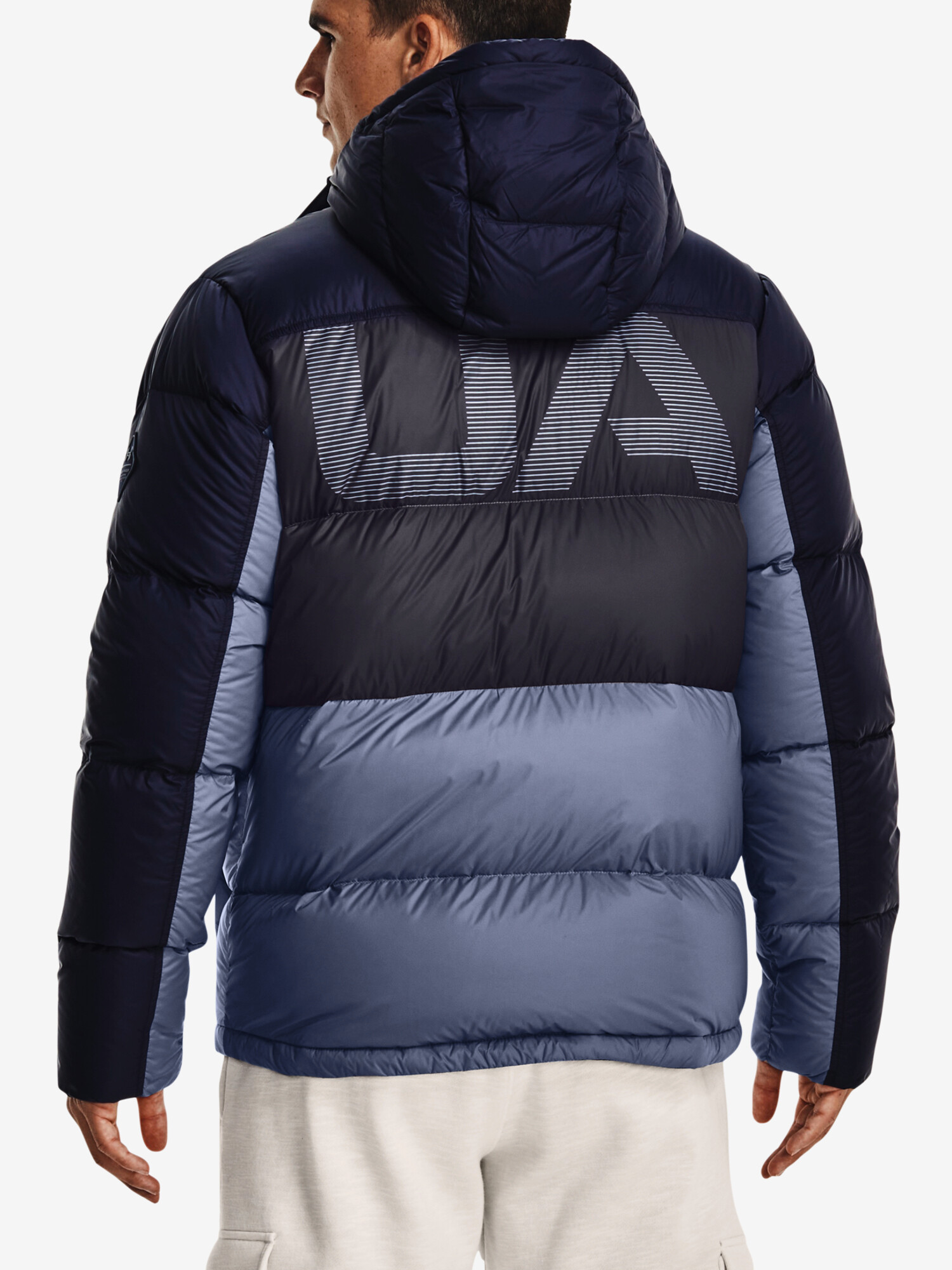 Pánská bunda Under Armour  CGI Down Storm Blocked Storm Jkt-NVY M - thumb (7)