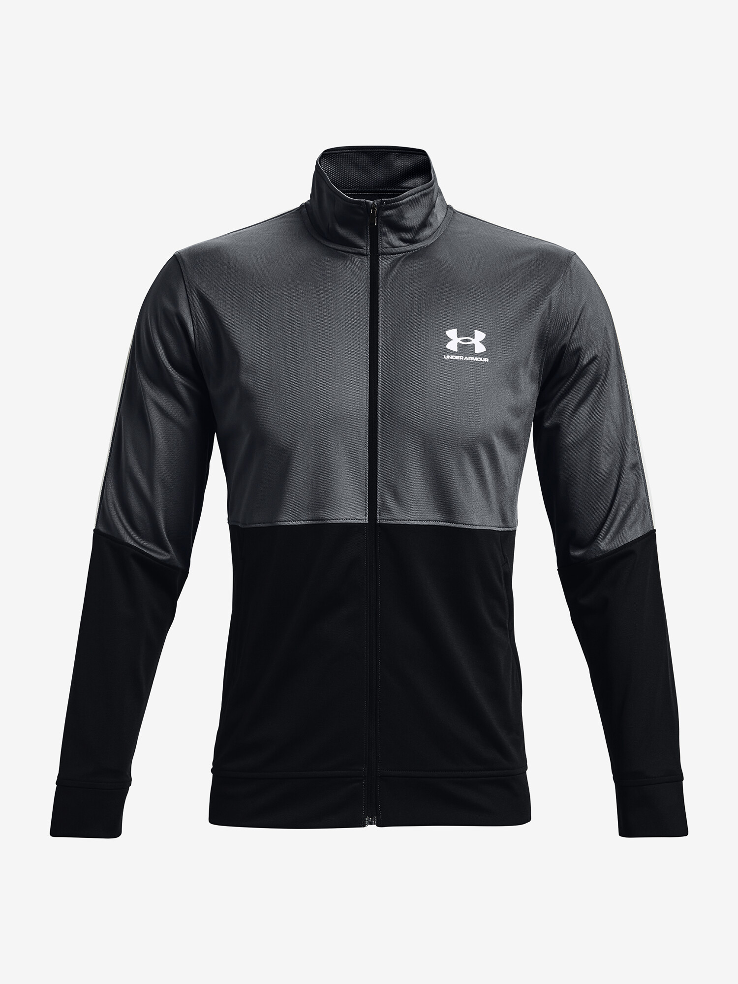 Pánská bunda Under Armour  PIQUE TRACK JACKET-GRY XS - thumb (0)