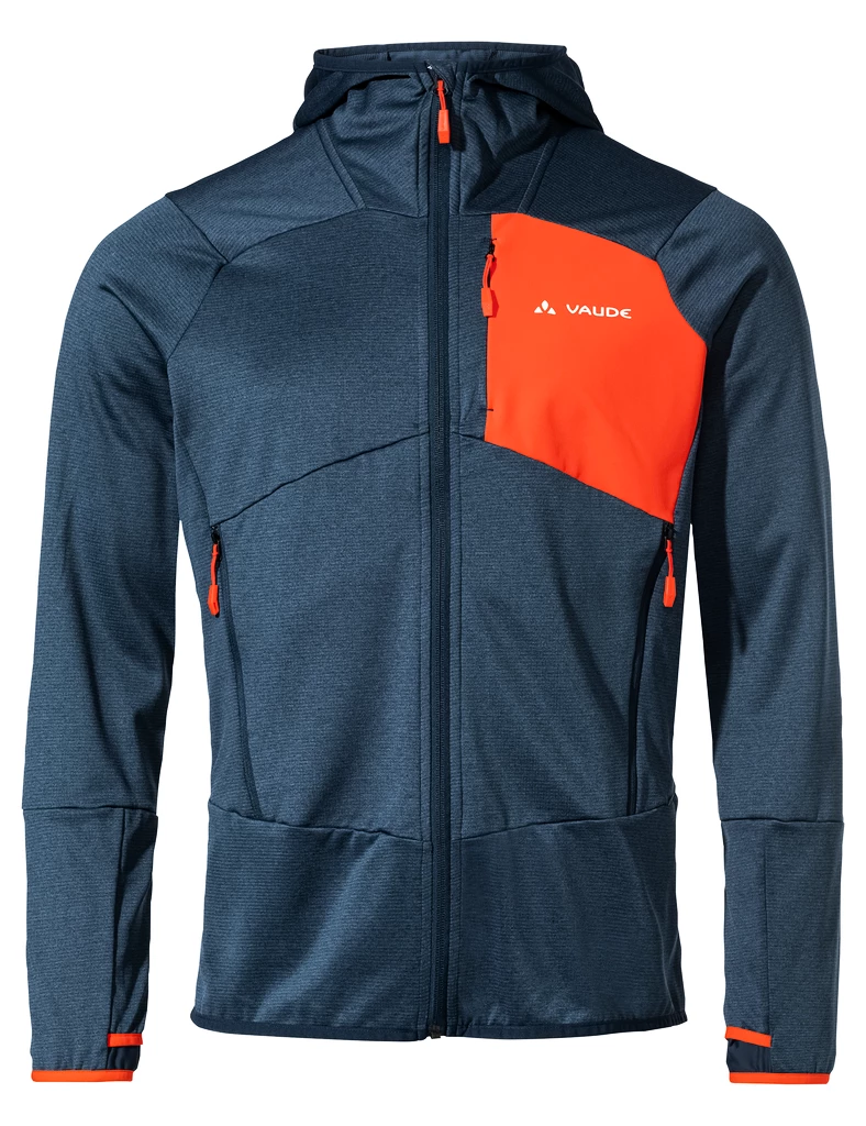 Pánská bunda VAUDE  Me Monviso Fleece Jacket II dark sea