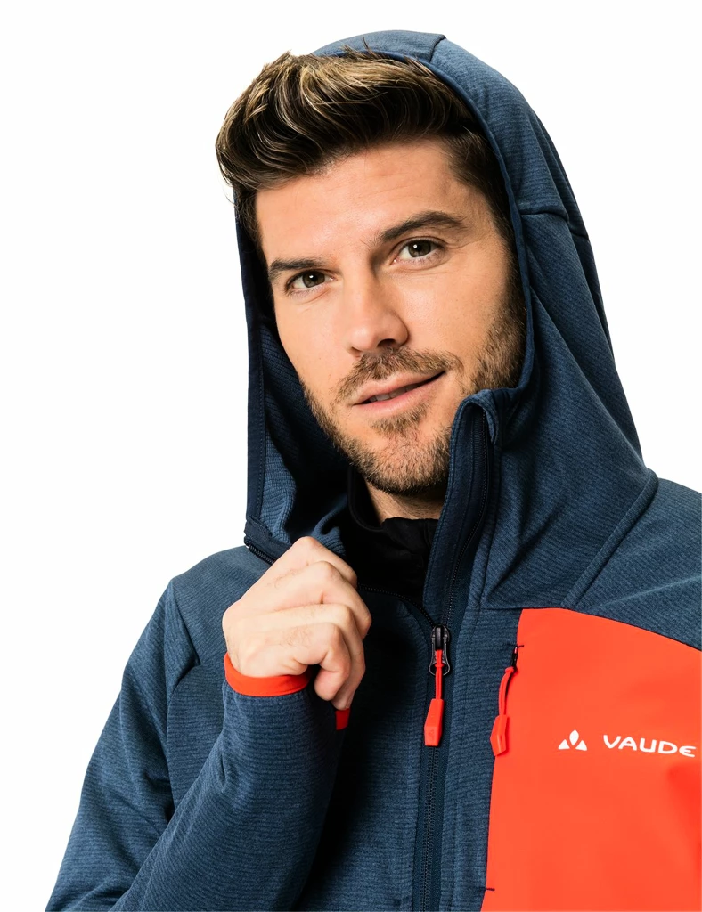 Pánská bunda VAUDE  Me Monviso Fleece Jacket II dark sea
