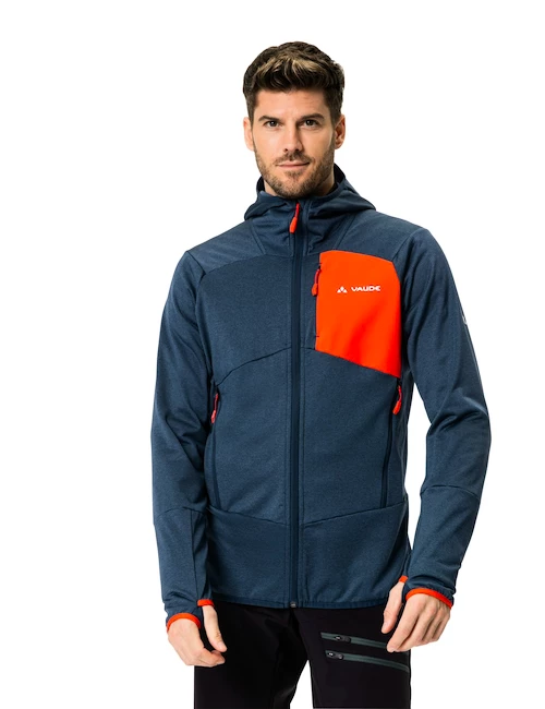 Pánská bunda VAUDE  Me Monviso Fleece Jacket II dark sea