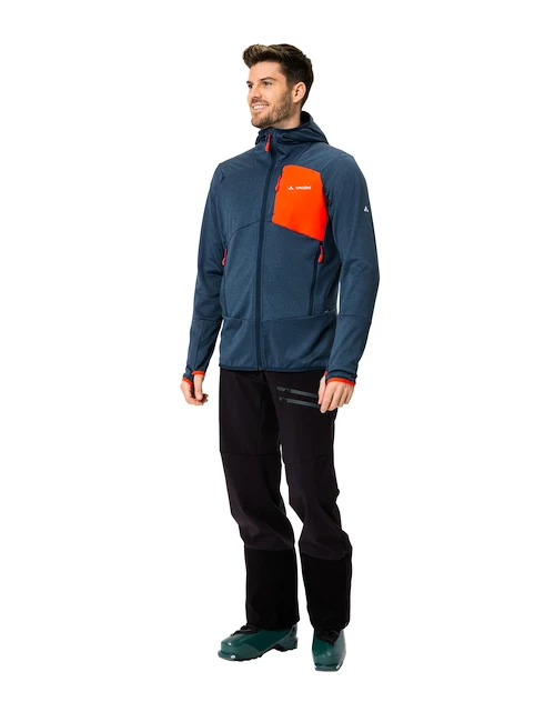 Pánská bunda VAUDE  Me Monviso Fleece Jacket II dark sea
