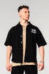 Pánská košile Nebbia  Oversized Shirt 90s THROWBACK 350 Black