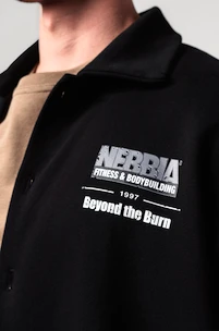 Pánská košile Nebbia  Oversized Shirt 90s THROWBACK 350 Black