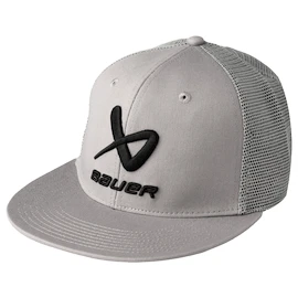 Pánská kšiltovka Bauer Core Flat Brim Snapback Grey