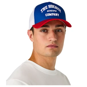 Pánská kšiltovka CCM  Athleisure Trucker Blanc