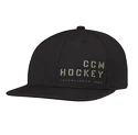 Pánská kšiltovka CCM  FLATBRIM SNAPBACK Black