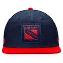Pánská kšiltovka Fanatics  Authentic Pro Game & Train Snapback New York Rangers