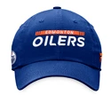 Pánská kšiltovka Fanatics  Authentic Pro Game & Train Unstr Adjustable Edmonton Oilers
