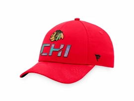 Pánská kšiltovka Fanatics Authentic Pro Locker Room Structured Adjustable Cap NHL Chicago Blackhawks