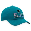 Pánská kšiltovka Fanatics  Authentic Pro Locker Room Structured Adjustable Cap NHL San Jose Sharks