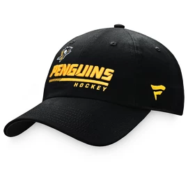 Pánská kšiltovka Fanatics Authentic Pro Locker Room Unstructured Adjustable Cap NHL Pittsburgh Penguins