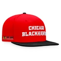 Pánská kšiltovka Fanatics  Iconic Color Blocked Snapback Chicago Blackhawks