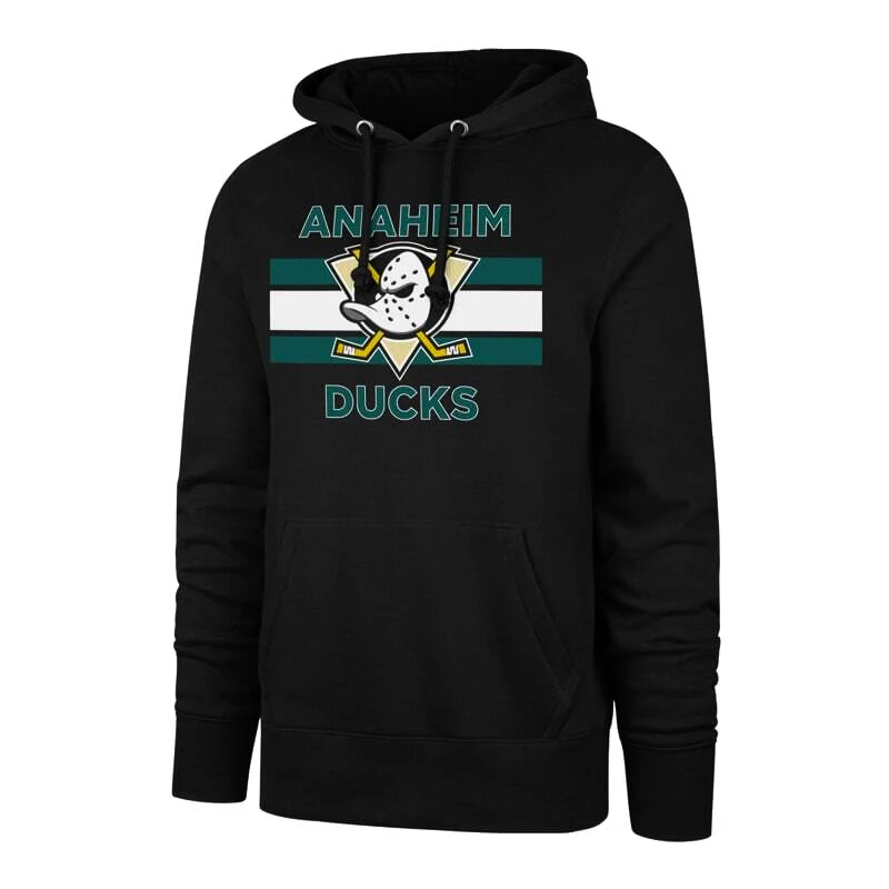 Pánská mikina 47 Brand  NHL Anaheim Ducks Imprint 47 BURNSIDE Pullover Hood