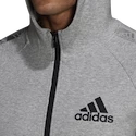 Pánská mikina adidas Aeroready Designed 2 Move Sport Motion Logo Medium Grey Heather