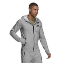 Pánská mikina adidas Aeroready Designed 2 Move Sport Motion Logo Medium Grey Heather