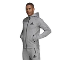 Pánská mikina adidas Aeroready Designed 2 Move Sport Motion Logo Medium Grey Heather