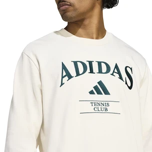 Pánská mikina adidas  Heritage Graphic Crew Sweatshirt Chalk White / Aurora Ivy
