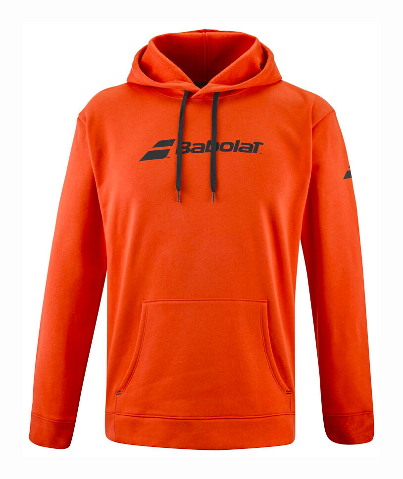 Product detail of Pánská mikina Babolat  Exercise Hood Sweat Men Fiesta Red L