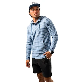 Pánská mikina Bauer LTWHT Stripe Hoodie Blue Horizon