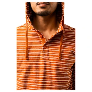 Pánská mikina Bauer  LTWHT Stripe Hoodie Brick