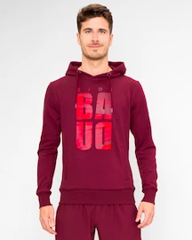 Pánská mikina BIDI BADU Protected Leafs Chill Hoody Bordeaux