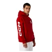 Pánská mikina CCM  Athleisure Hood Red