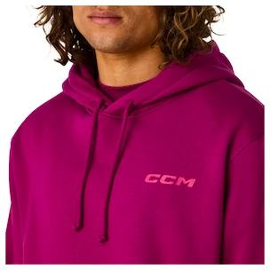Pánská mikina CCM  Casual Hood Boysenberry