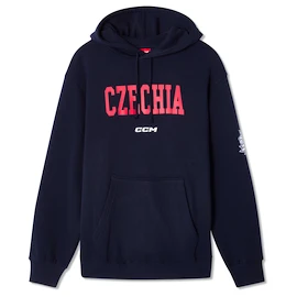 Pánská mikina CCM Flag Hood Team CZE Navy