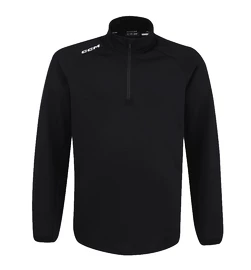 Pánská mikina CCM LOCKER ROOM FLEECE 1/4 ZIP Black