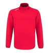 Pánská mikina CCM  LOCKER ROOM FLEECE 1/4 ZIP red