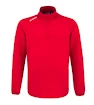 Pánská mikina CCM  LOCKER ROOM FLEECE 1/4 ZIP Red XXL