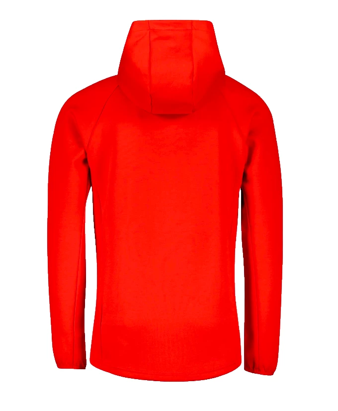 Pánská mikina CCM  LOCKER ROOM FLEECE FULL ZIP HOODIE Red