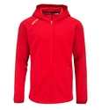 Pánská mikina CCM  LOCKER ROOM FLEECE FULL ZIP HOODIE red