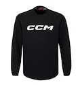 Pánská mikina CCM  LOCKER ROOM Sweather black, Senior L
