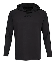 Pánská mikina CCM LS Premium Training Hoodie Black