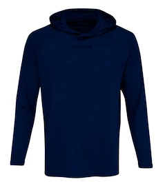 Pánská mikina CCM LS Premium Training Hoodie True Navy