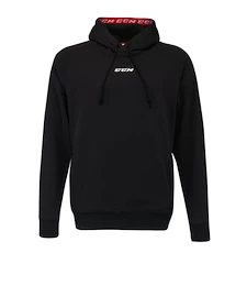 Pánská mikina CCM Team Fleece Pullover Hoodie Black