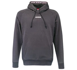 Pánská mikina CCM Team Fleece Pullover Hoodie Dark Grey