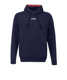 Pánská mikina CCM Team Fleece Pullover Hoodie Navy