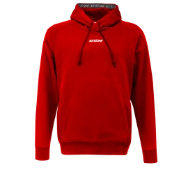 Pánská mikina CCM Team Fleece Pullover Hoodie Red